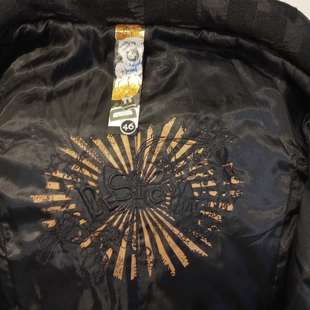 Desigual Coat oversized size 46 color black - Picture 8 of 10